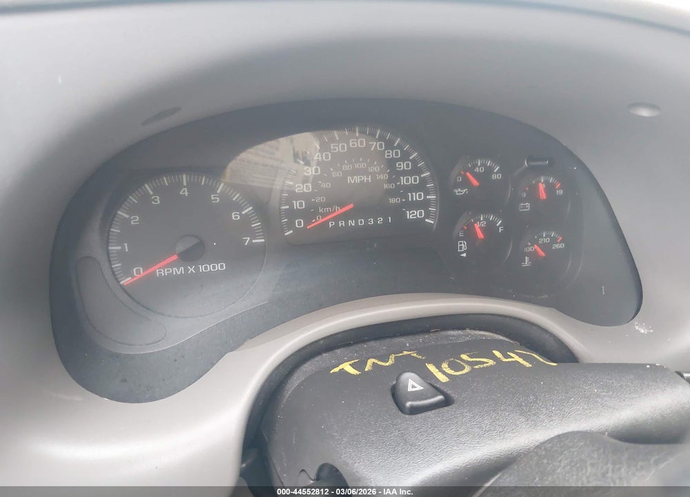2007 CHEVROLET TRAILBLAZER LS VIN: 1GNDT13S072295926