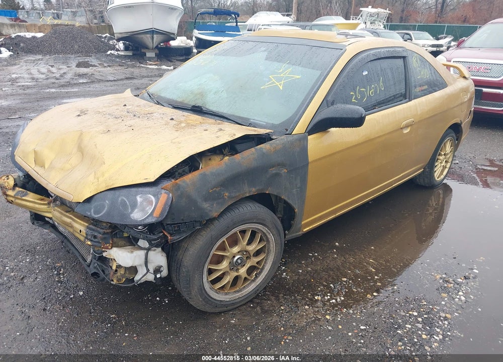 2001 HONDA CIVIC EX VIN: 1HGEM22921L022990