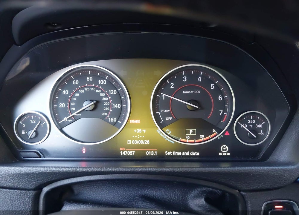 2013 BMW 335I VIN: WBA3A9G51DNP37911