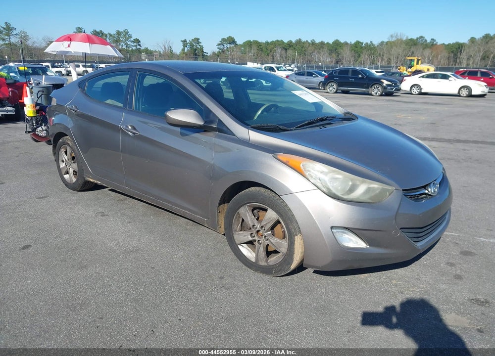 2012 HYUNDAI ELANTRA GLS VIN: 5NPDH4AE1CH077303
