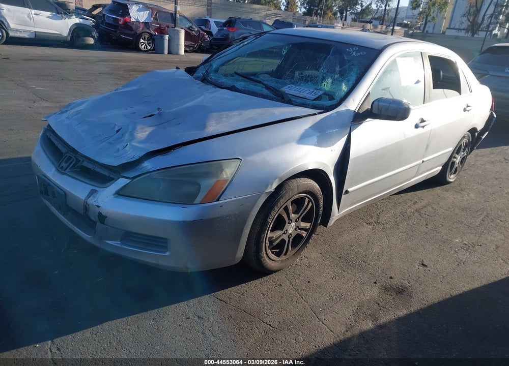 2007 HONDA ACCORD 2.4 EX VIN: JHMCM56817C000950