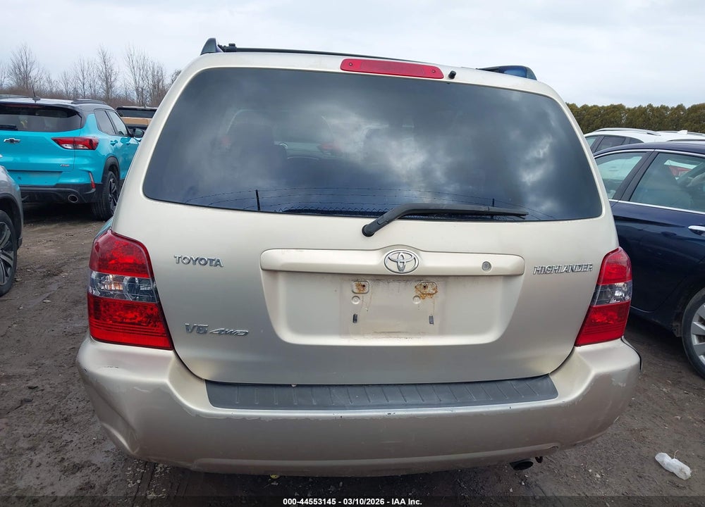2006 TOYOTA HIGHLANDER V6 VIN: JTEHP21A460181061