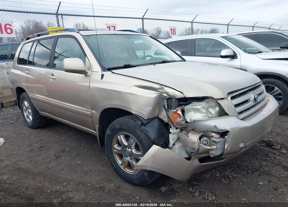 2006 TOYOTA HIGHLANDER V6 VIN: JTEHP21A460181061