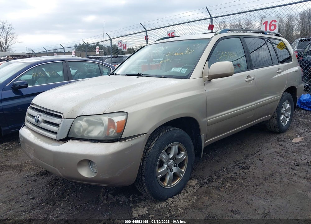 2006 TOYOTA HIGHLANDER V6 VIN: JTEHP21A460181061