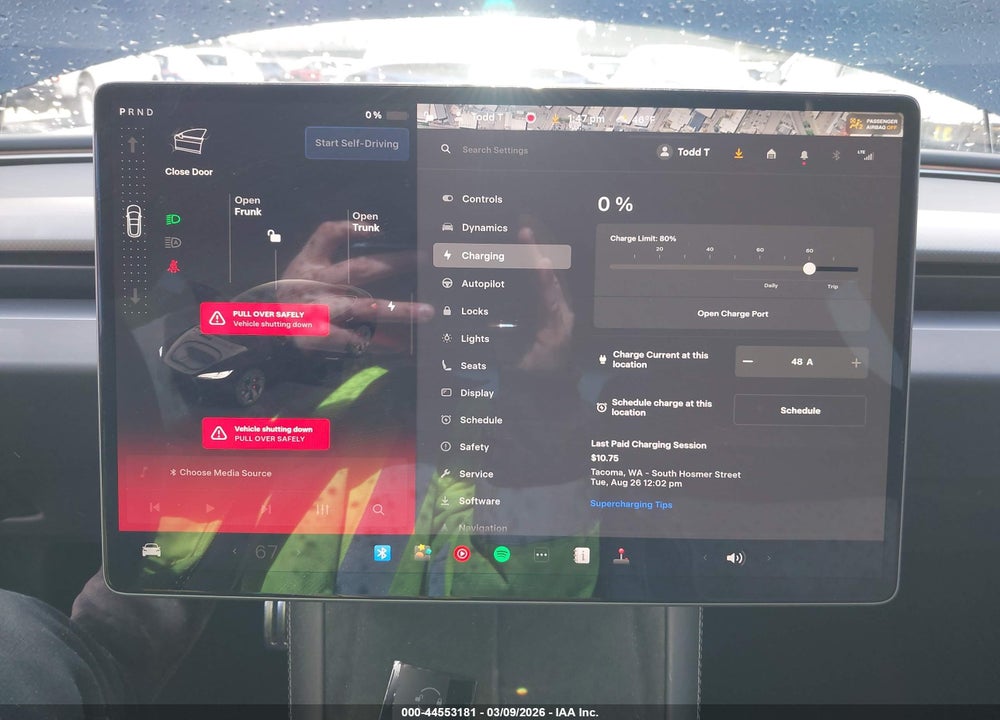 2024 TESLA MODEL 3 PERFORMANCE ALL-WHEEL DRIVE VIN: 5YJ3E1ET0RF809150