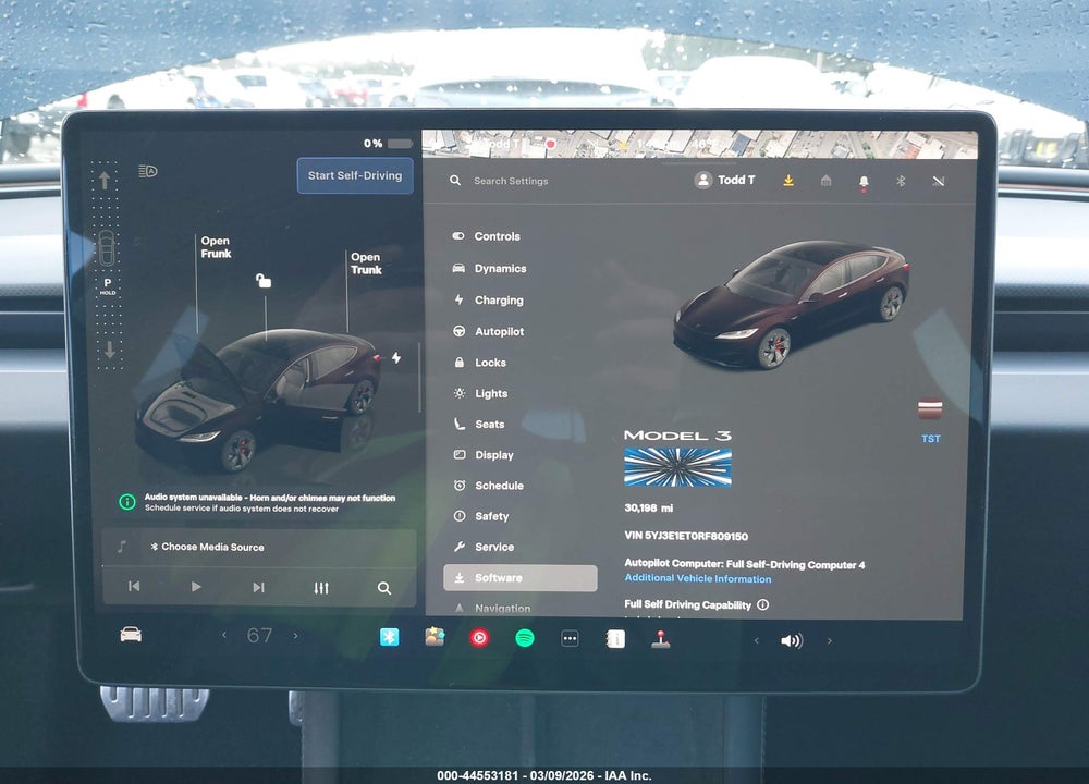 2024 TESLA MODEL 3 PERFORMANCE ALL-WHEEL DRIVE VIN: 5YJ3E1ET0RF809150