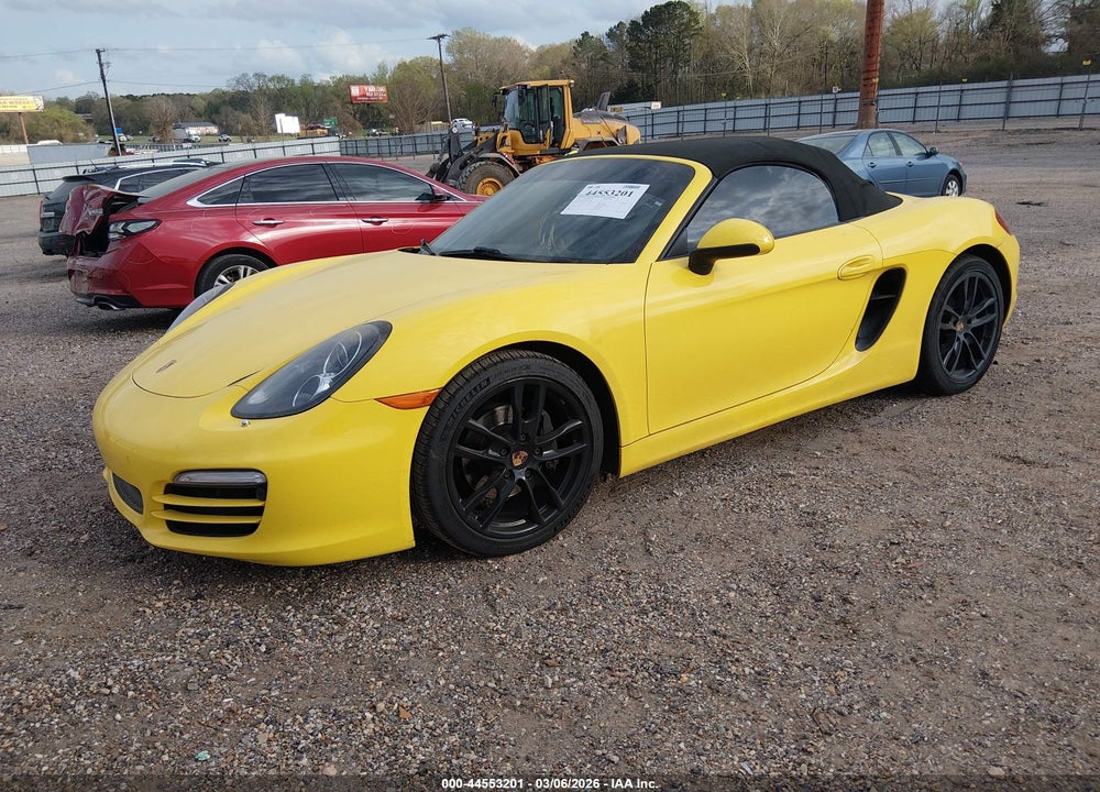 2014 PORSCHE BOXSTER VIN: WP0CA2A82ES122008