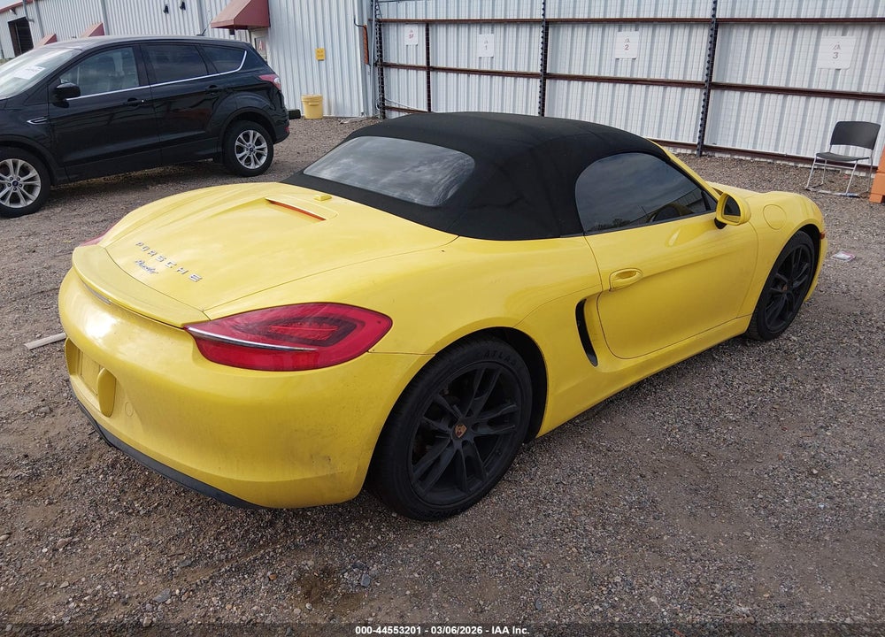 2014 PORSCHE BOXSTER VIN: WP0CA2A82ES122008