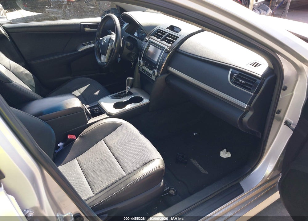 2012 TOYOTA CAMRY SE VIN: 4T1BF1FK3CU057954