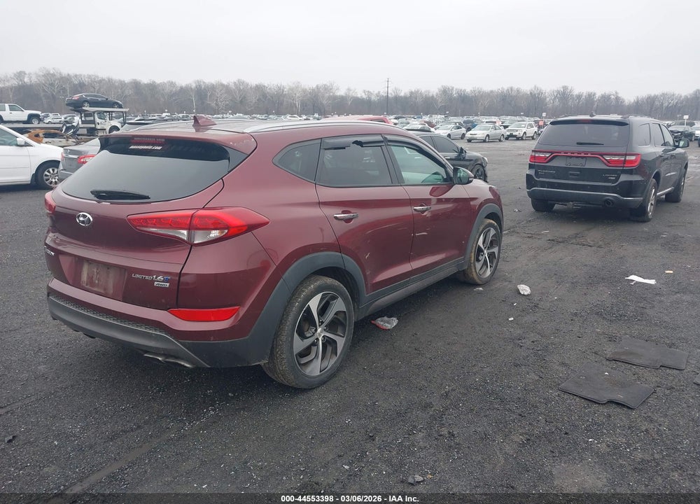 2016 HYUNDAI TUCSON LIMITED VIN: KM8J3CA25GU088622