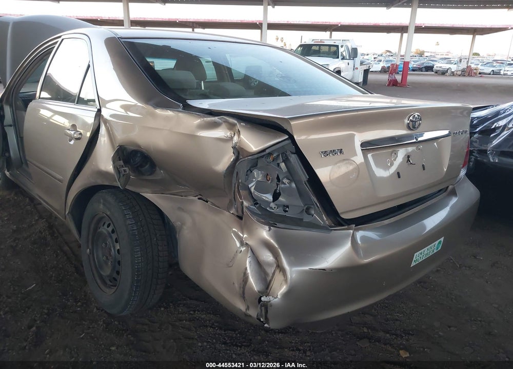 2006 TOYOTA CAMRY LE VIN: 4T1BE32K36U113383