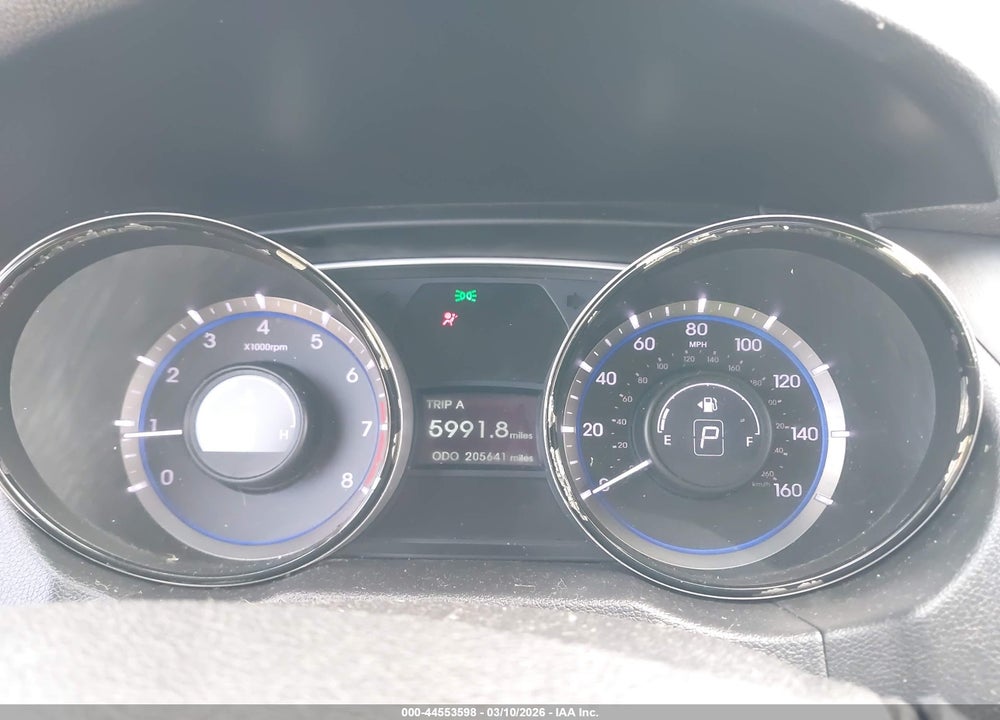 2013 HYUNDAI SONATA GLS VIN: 5NPEB4AC3DH588100