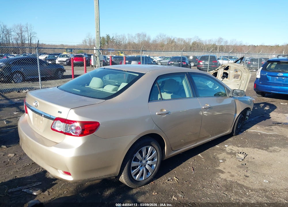 2013 TOYOTA COROLLA LE VIN: 5YFBU4EE6DP207478