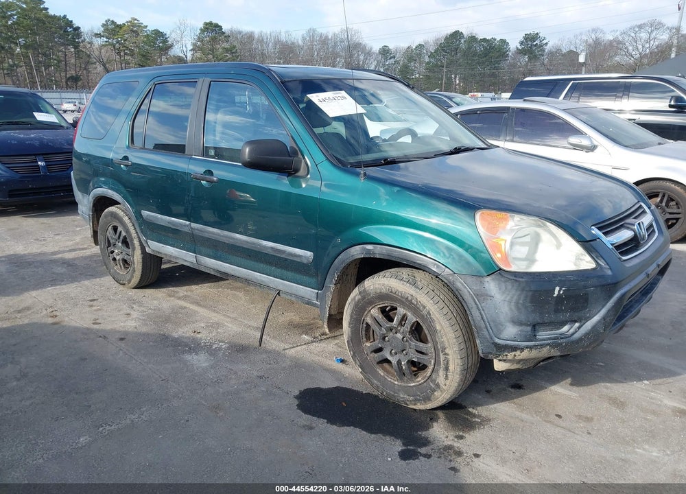 2004 HONDA CR-V EX VIN: SHSRD788X4U210782