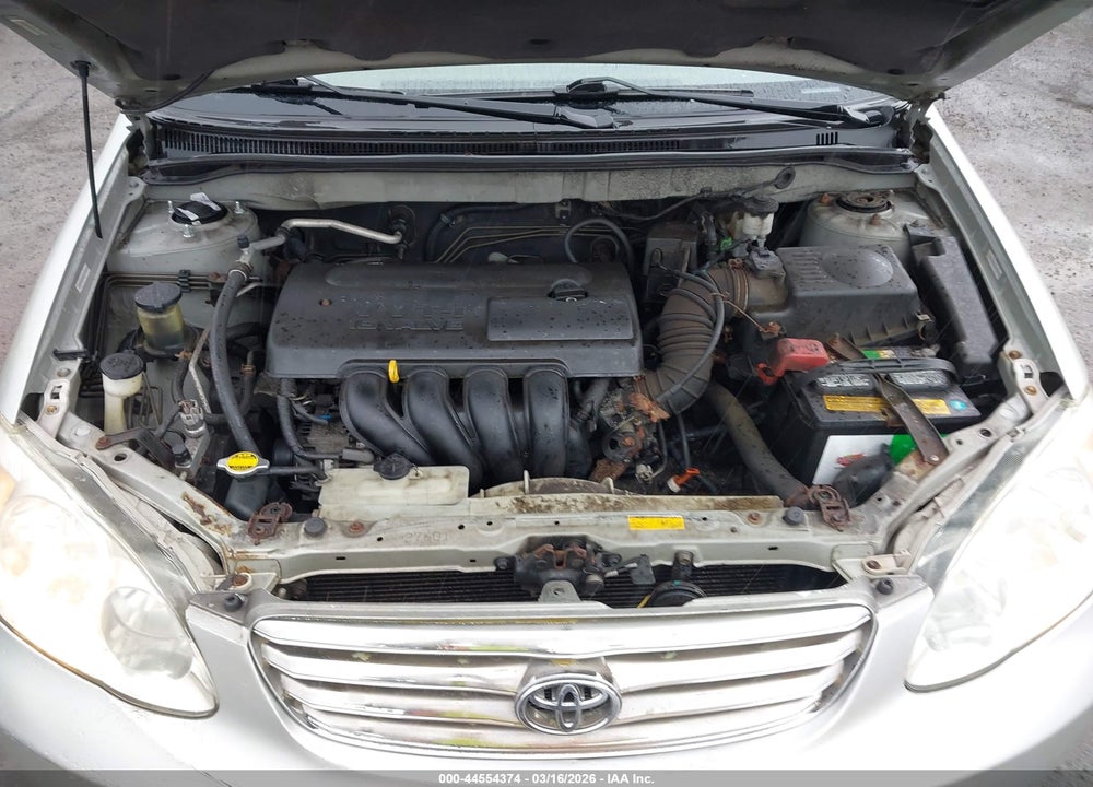 2004 TOYOTA COROLLA LE VIN: 2T1BR38E84C238996