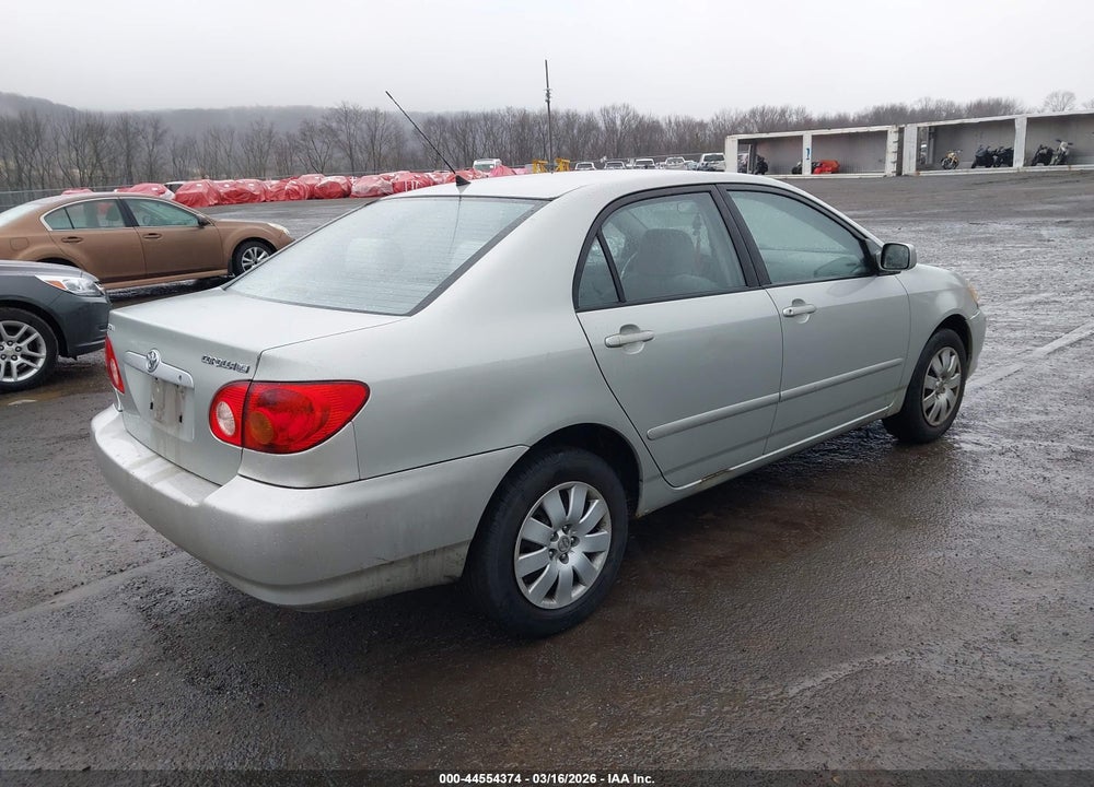2004 TOYOTA COROLLA LE VIN: 2T1BR38E84C238996