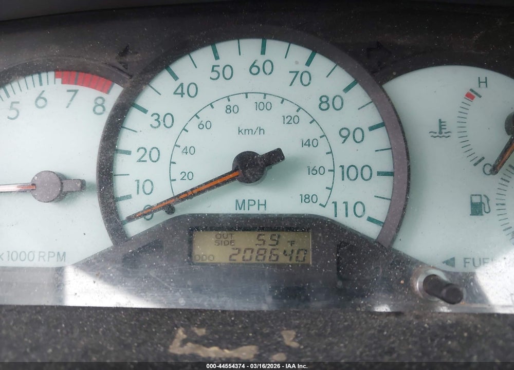 2004 TOYOTA COROLLA LE VIN: 2T1BR38E84C238996
