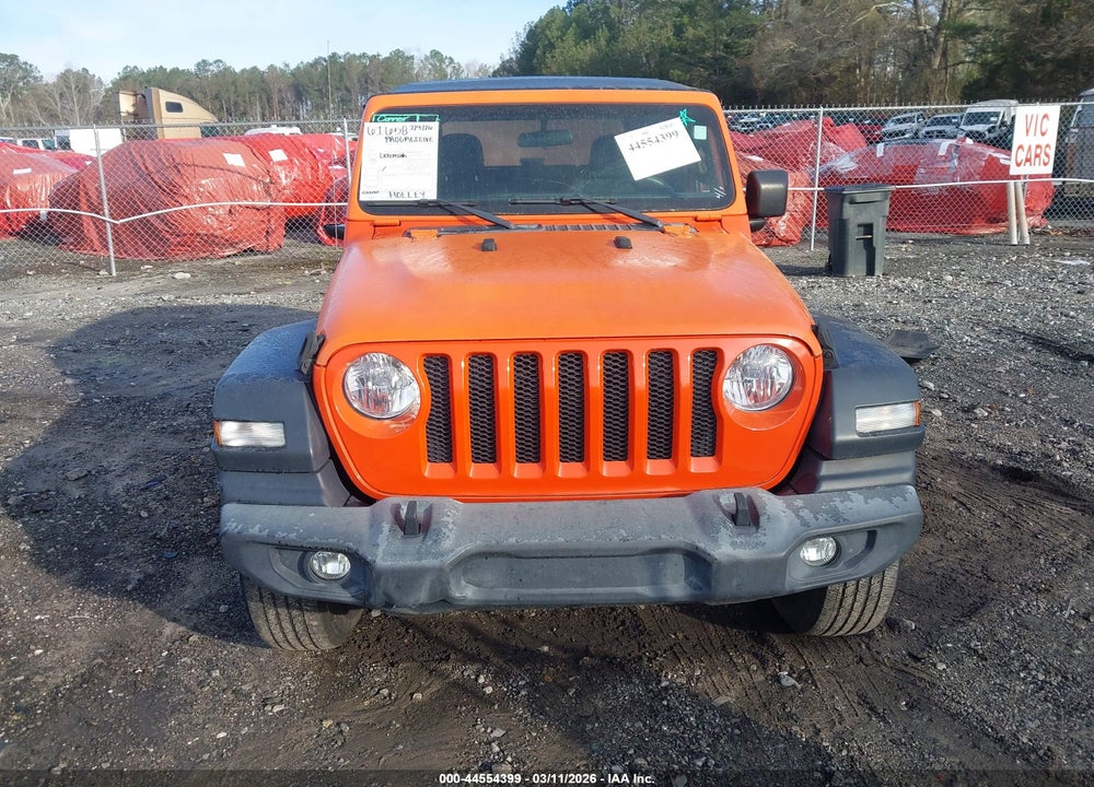 2019 JEEP WRANGLER SPORT 4X4 VIN: 1C4GJXAG9KW560955
