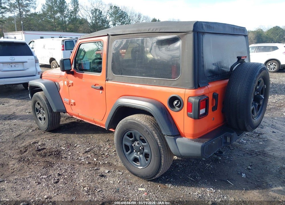 2019 JEEP WRANGLER SPORT 4X4 VIN: 1C4GJXAG9KW560955
