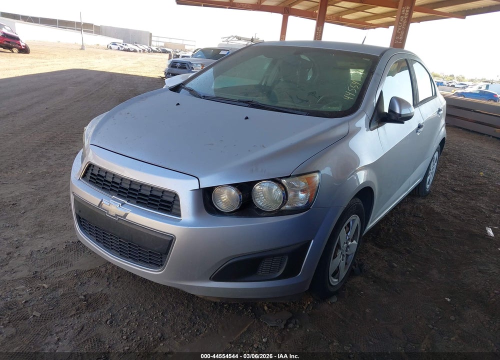 2014 CHEVROLET SONIC LS MANUAL VIN: 1G1JB5SH0E4126849