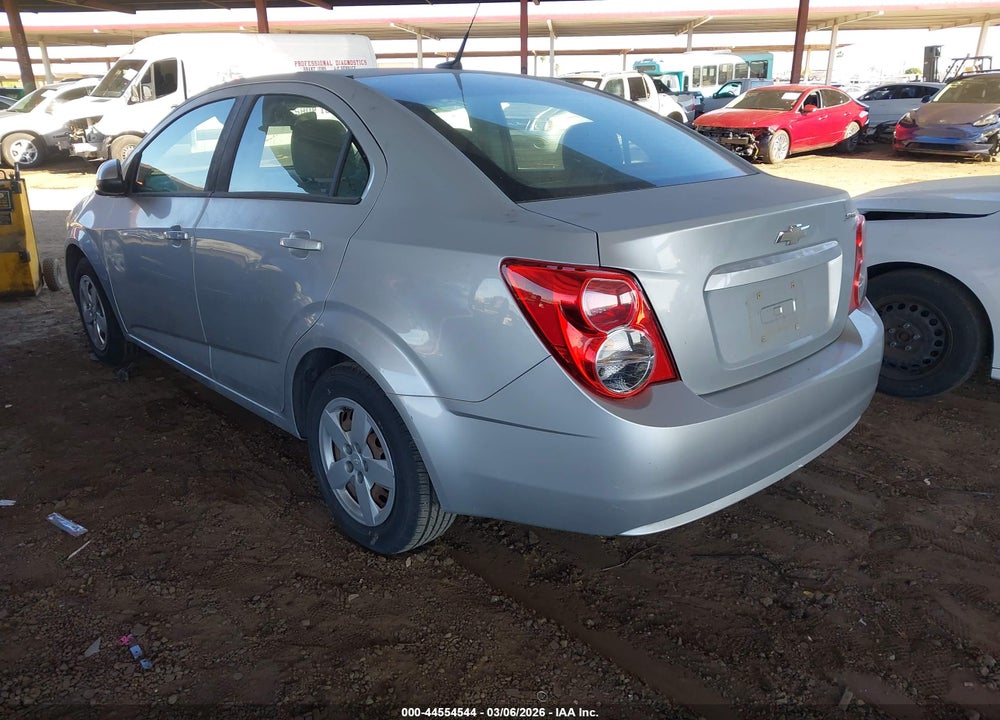2014 CHEVROLET SONIC LS MANUAL VIN: 1G1JB5SH0E4126849