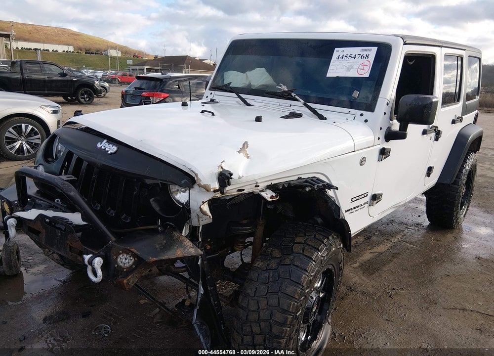 2016 JEEP WRANGLER UNLIMITED SPORT VIN: 1C4BJWDG6GL309948