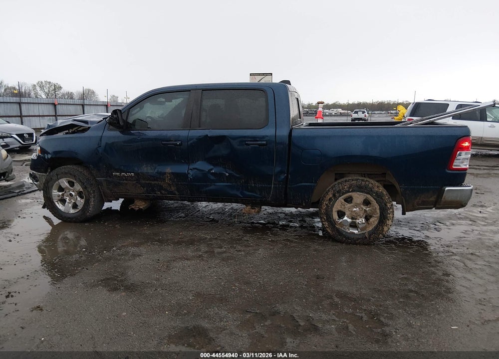 2022 RAM 1500 BIG HORN  4X4 5'7 BOX VIN: 1C6SRFFM5NN155706