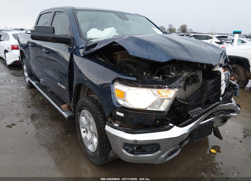 2022 RAM 1500 BIG HORN  4X4 5'7 BOX VIN: 1C6SRFFM5NN155706