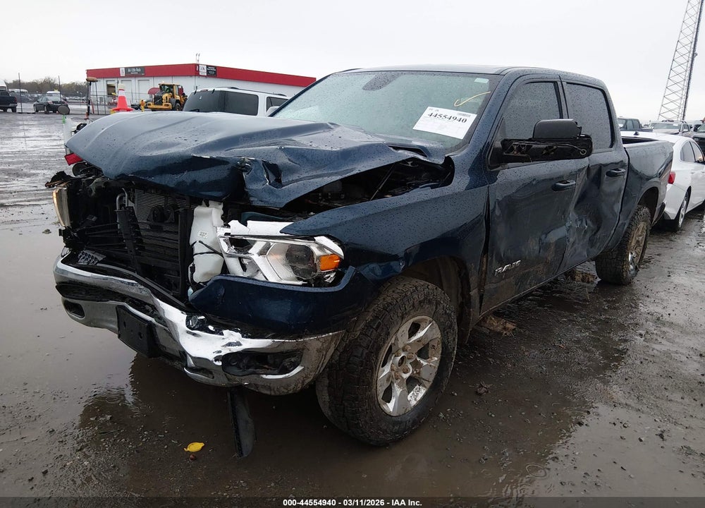 2022 RAM 1500 BIG HORN  4X4 5'7 BOX VIN: 1C6SRFFM5NN155706