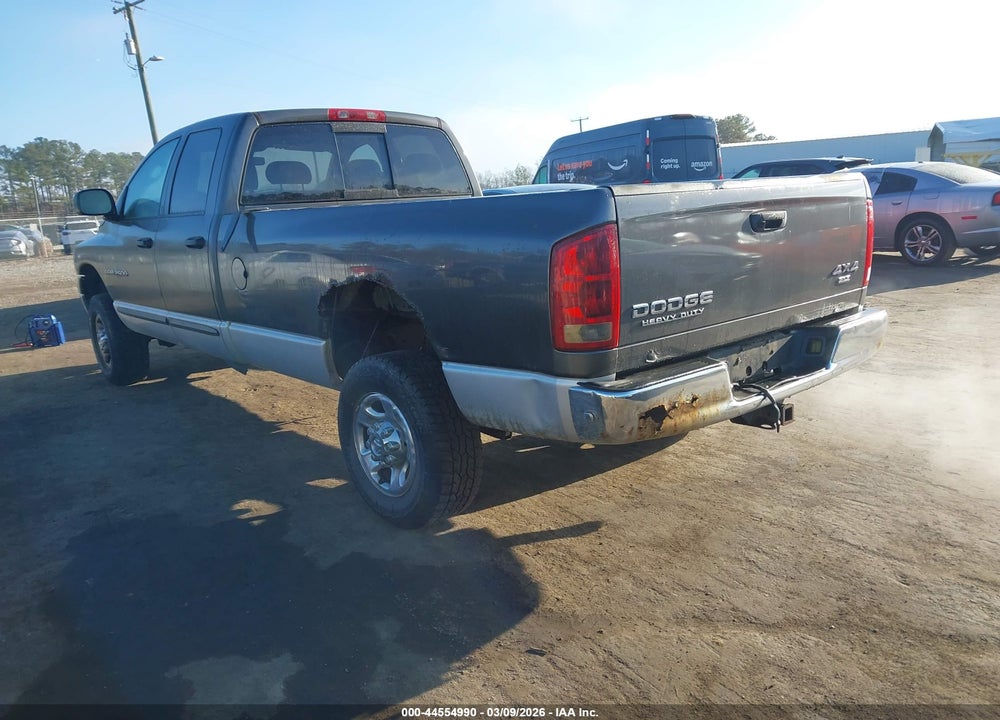 2004 DODGE RAM 2500 SLT/LARAMIE VIN: 3D7KU28D34G151468