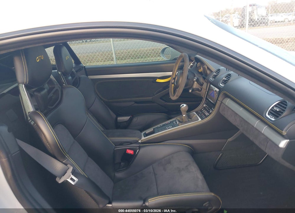 2020 PORSCHE 718 CAYMAN GT4 VIN: WP0AC2A89LS289416