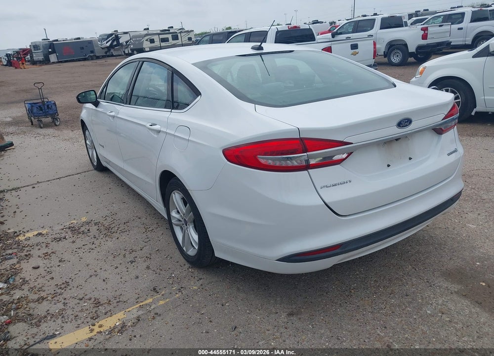 2018 FORD FUSION HYBRID S VIN: 3FA6P0UU6JR235853