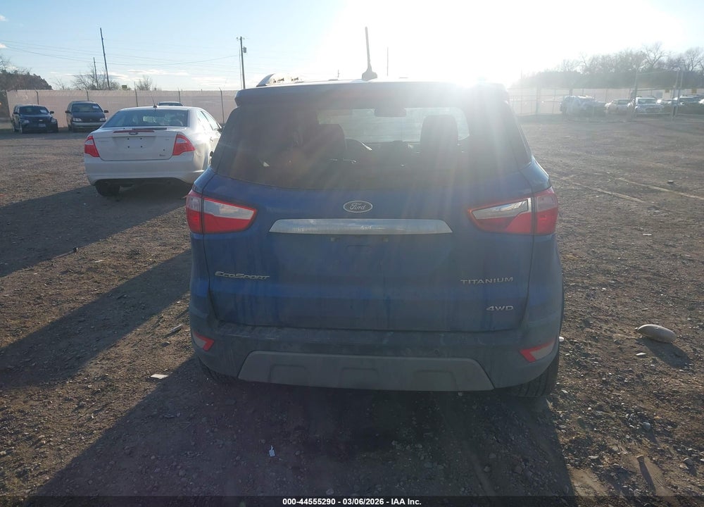 2020 FORD ECOSPORT TITANIUM VIN: MAJ6S3KLXLC311179
