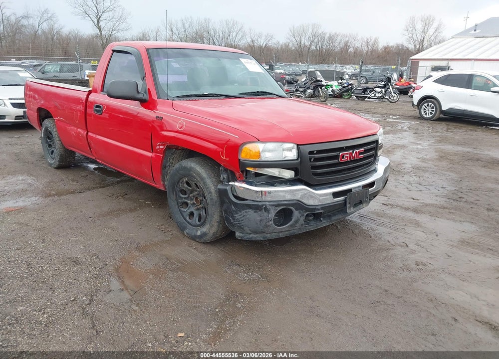2006 GMC SIERRA 1500 WORK TRUCK VIN: 3GTEC14X96G270875
