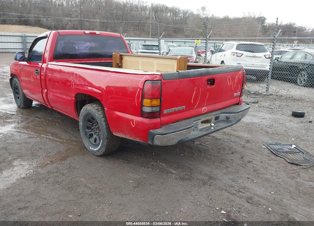 2006 GMC SIERRA 1500 WORK TRUCK VIN: 3GTEC14X96G270875