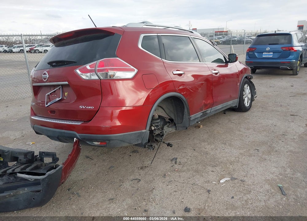 2015 NISSAN ROGUE SV VIN: 5N1AT2MV1FC925211