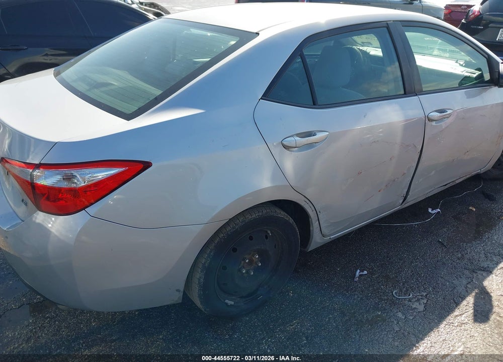 2015 TOYOTA COROLLA LE VIN: 2T1BURHE5FC237261