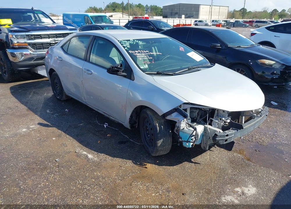2015 TOYOTA COROLLA LE VIN: 2T1BURHE5FC237261