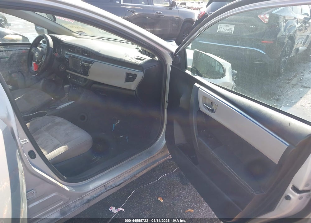 2015 TOYOTA COROLLA LE VIN: 2T1BURHE5FC237261