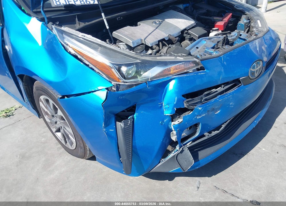 2019 TOYOTA PRIUS LIMITED VIN: JTDKARFU1K3073724