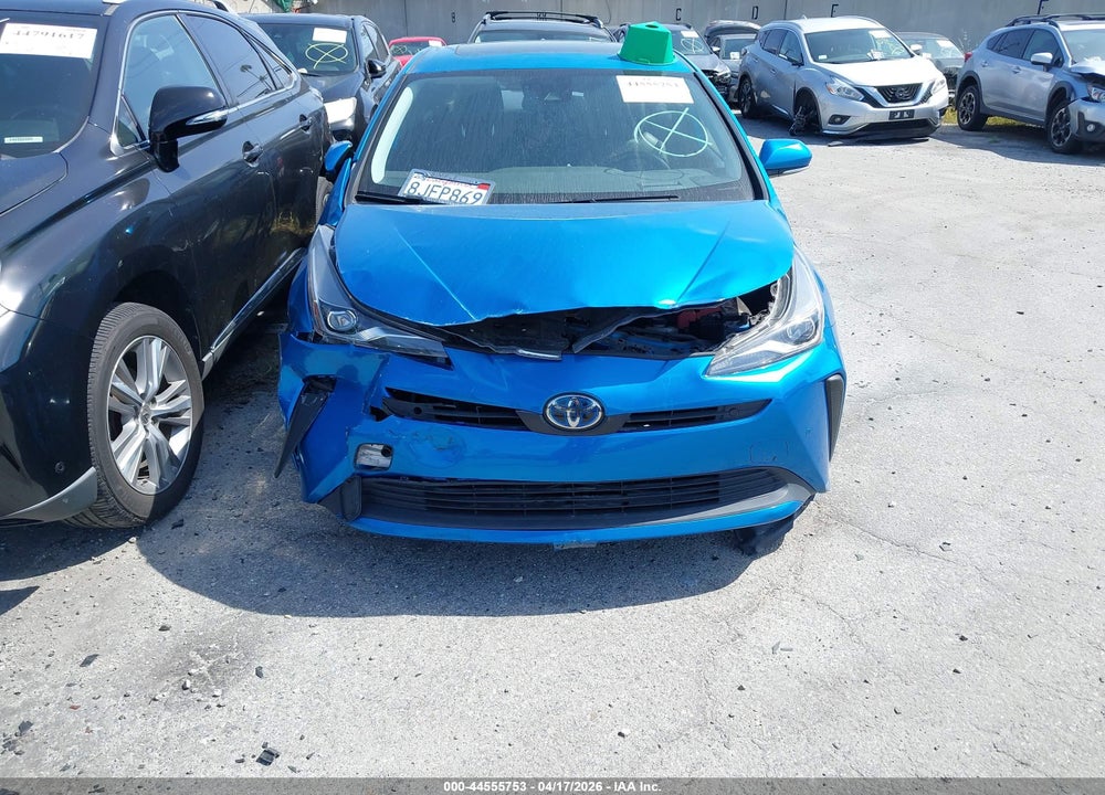 2019 TOYOTA PRIUS LIMITED VIN: JTDKARFU1K3073724