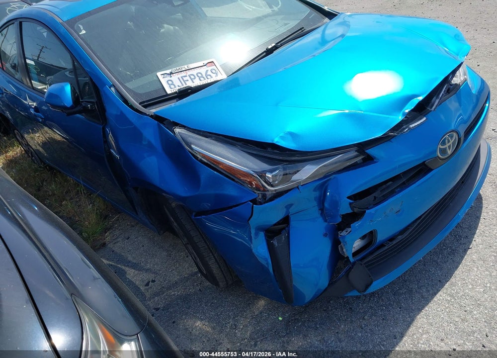 2019 TOYOTA PRIUS LIMITED VIN: JTDKARFU1K3073724