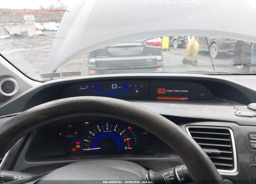 2013 HONDA CIVIC EX VIN: 19XFB2F8XDE201558