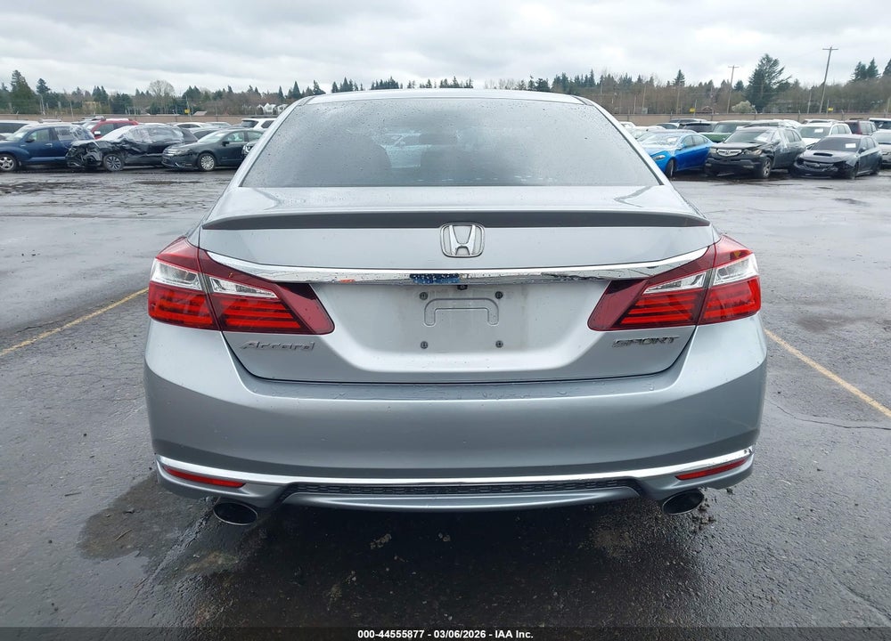 2016 HONDA ACCORD SPORT VIN: 1HGCR2F50GA125698