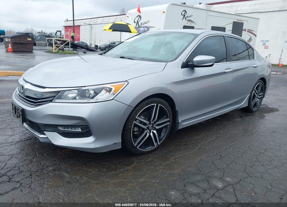 2016 HONDA ACCORD SPORT VIN: 1HGCR2F50GA125698