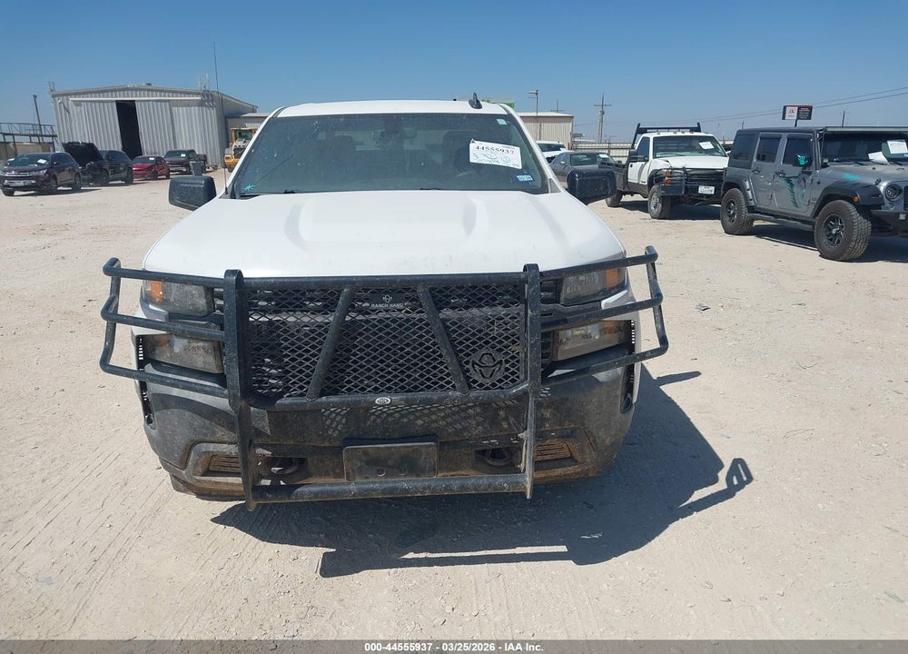 2020 CHEVROLET SILVERADO 1500 4WD  STANDARD BED WT VIN: 3GCUYAEF7LG326763