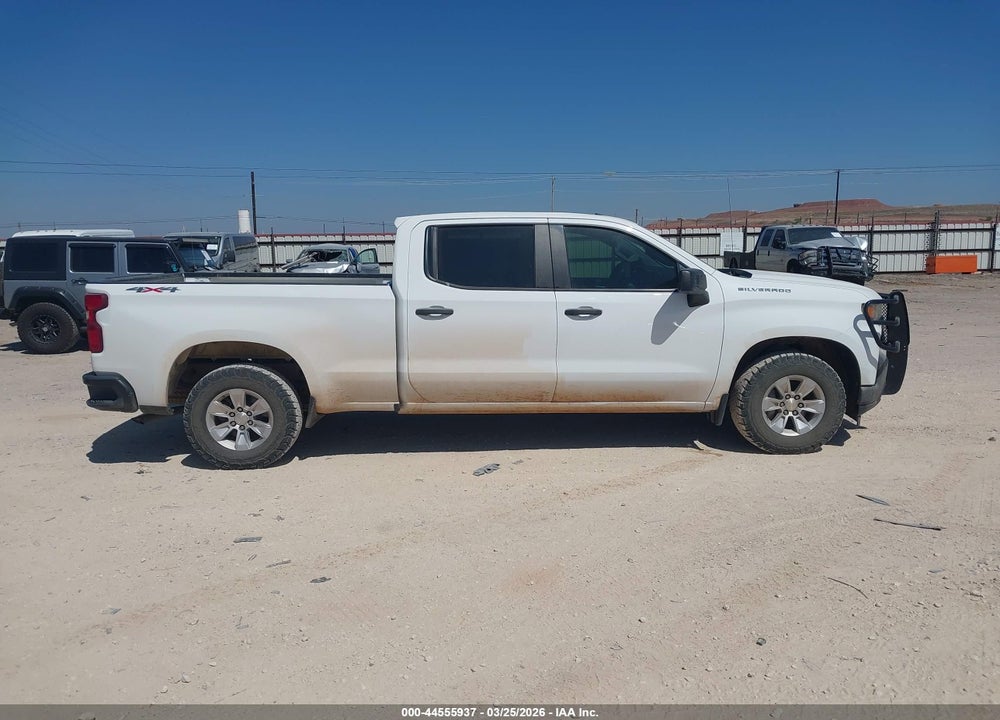 2020 CHEVROLET SILVERADO 1500 4WD  STANDARD BED WT VIN: 3GCUYAEF7LG326763