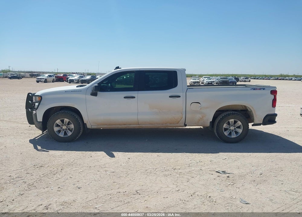 2020 CHEVROLET SILVERADO 1500 4WD  STANDARD BED WT VIN: 3GCUYAEF7LG326763