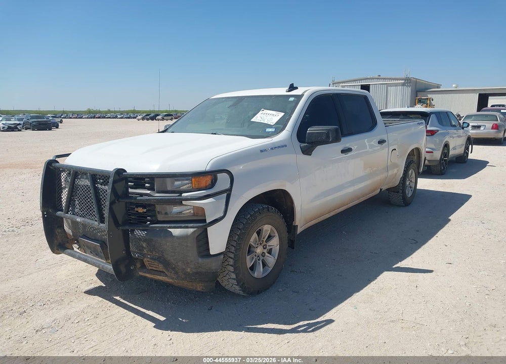 2020 CHEVROLET SILVERADO 1500 4WD  STANDARD BED WT VIN: 3GCUYAEF7LG326763