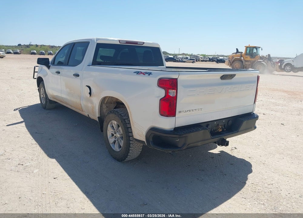 2020 CHEVROLET SILVERADO 1500 4WD  STANDARD BED WT VIN: 3GCUYAEF7LG326763